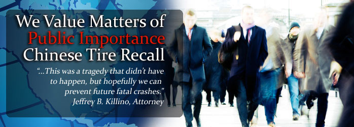 Chinese-made Faulty Tires Recalled