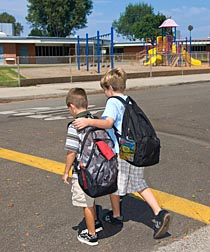 school crossing injury