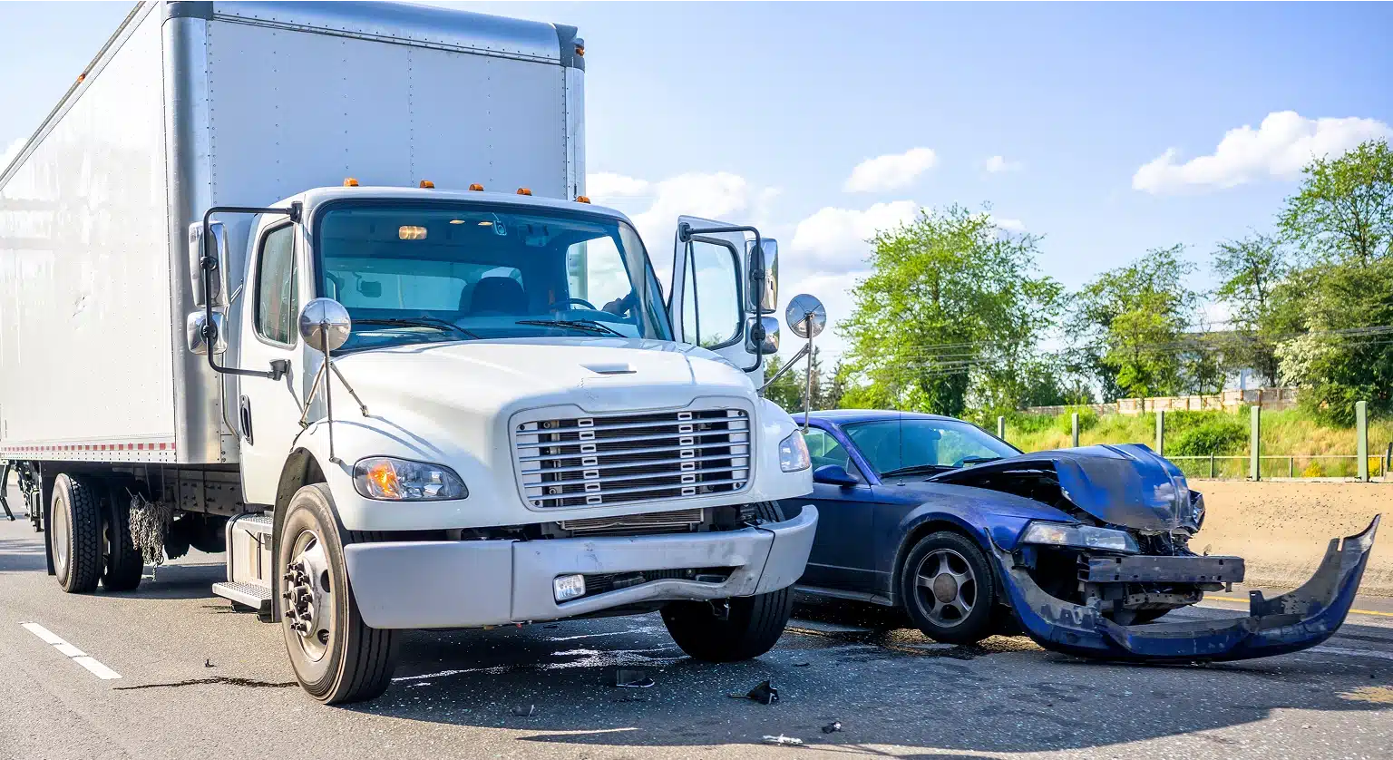 Illustration for: How is a truck accident lawsuit different from a car accident lawsuit