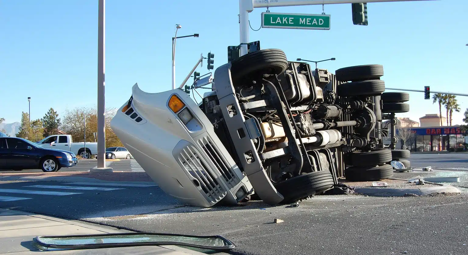 Illustration for: Who can be held liable for a truck accident